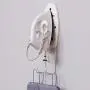 DH+ Fun Life Pp Material Wall Mount with Attached Ironing Board Hooks Flexible arm and Cord Hanger-White DH+ Fun Life Pp Material Wall Mount with Attached Ironing Board Hooks Flexible arm and Cord Hanger-White
