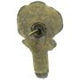 The Hillman Group 122292 Rose Push Pin Hanger, Antique Brass The Hillman Group 122292 Rose Push Pin Hanger, Antique Brass