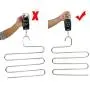 8 Pack Multi Pants Hangers Rack for Closet Organization,STAR-FLY Stainless Steel S-shape 5 Layer Clothes Hangers for Space Saving Storage 8 Pack Multi Pants Hangers Rack for Closet Organization,STAR-FLY Stainless Steel S-shape 5 Layer Clothes Hangers for Space Saving Storage