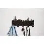 Beautiful America Chicago Skyline Creative Tourist Attraction Home Decor Wall Art Wall Hooks Clothes Coat Hooks Bedroom Living Room Decor Towel Hooks Hanger