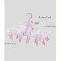 HJYPYJ Magic Hanger,Detachable Magical Hangers,PP Multi-Clip Hanger,Space-Saving Organizer Hangers, Non-Slip/Green / 5 pcs