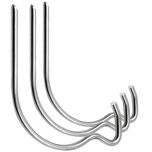 ESFUN 10 Pack Heavy Duty Picture Hangers Gorilla Hooks Super Monkey Hooks Drywall Picture Frame Hanging Hooks Holds up to 200 lbs