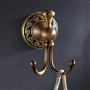 Jeterndy Kitchen Pendant Flower Carved Antique Brass Bathroom Kitchen Wall Mount Towel Robe Hooks Keys Hat Coat Clothes Hangers Bathroom Accessories (Color : Bronze, Size : One Size)