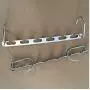 Half Toroidal Universal Metal Clothes Closet Hangers Clothing Organizer Hangers Clothing Organizer Clothes Hanger Rack 5pcs
