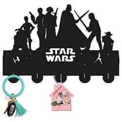 Star Wars Wall Hanger Wall Holder Decorative Clothes Hooks Creative Star Wars Wall Art Hooks for Clothing Bag Key Unique Indoor Decoration