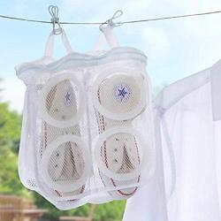 Net Wash Washing Bag Laundry Hanging Organizer Cleaning Zip Closure, Hanging Laundry Bag - Laundry Wash Net Bags, Laundry Wash Bag, Wash Cloth Hanger, Shoe Wash, Cute Laundry Bag