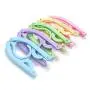 10 Pcs Travel Hangers - Portable Folding Clothes Hangers Travel Accessories Foldable Clothes Drying Rack for Travel (Colorful) (Renewed)