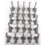 25 Coat Hooks Door Hanger PEGS Rack Decorative Clothes Wall Hook HAT Wall Metal 25 Coat Hooks Door Hanger PEGS Rack Decorative Clothes Wall Hook HAT Wall Metal