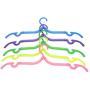 DOIOWN Folding Clothes Hangers Portable Plastic Drying Rack for Home Travel Camping(Pack of 10) (10pcs(Folding Travel Hangers))