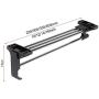 Pull Out Hanger Rail Retractable Clothes Rack Closet Rod for Wardrobe 255/305/355/405mm (Size : 305mm)