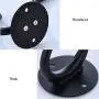 Hooks for Hanging Coats Wall Hooks Single Hook Decorative Wall Mounted Hooks Coat Hat Bag Towel Hooks Bathroom Living Room Bedroom Door Wall Hangers Free Punching 3 Packs (Black) New European Trend