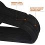 Oteymart 100 Pack Velvet Non-Slip Hangers Clothes Organizers Storage Holder, for Pants Hangers Skirt with Swivel Hook, Black