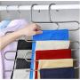 5PC Random Color 5 Layers S Shape Multifunctional Clothes Hangers Pants Storage Hangers Cloth Rack Multilayer Storage Cloth Hanger 5PC Random Color 5 Layers S Shape Multifunctional Clothes Hangers Pants Storage Hangers Cloth Rack Multilayer Storage Cloth Hanger