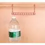 HHXD 3Pcs Clothes Hanger Organizer,9 Holes Double Hook Storage Coat Hangers Modern/Pink / 3pcs
