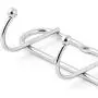uxcell Household Bathroom Stainless Steel 8 Hooks Towel Holder Clothes Hanger Rack uxcell Household Bathroom Stainless Steel 8 Hooks Towel Holder Clothes Hanger Rack