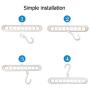 Croing - 9 pcs Magic Hangers - Closet Space Saving Hangers - Multi Hangers - Cascading Hangers