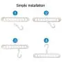 Croing - 9 pcs Magic Hangers - Closet Space Saving Hangers - Multi Hangers - Cascading Hangers Croing - 9 pcs Magic Hangers - Closet Space Saving Hangers - Multi Hangers - Cascading Hangers