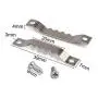 Sunmns 150 Pack Sawtooth Picture Frame Hangers with Screws, Silvery Sunmns 150 Pack Sawtooth Picture Frame Hangers with Screws, Silvery