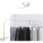 Pants Hangers, 5 Pack S-Shape Trousers Hangers Plastic Clothes Hangers Closet Space Saving for Pants Jeans Scarf Hanging (Gray)