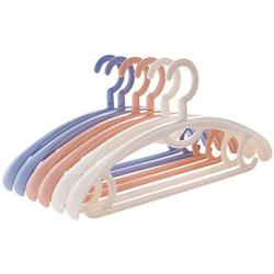 10pcs Random Color 41cm Plastic Hangers for Clothes Rack Adult Anti-Skid Hanger