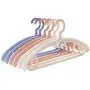 10pcs Random Color 41cm Plastic Hangers for Clothes Rack Adult Anti-Skid Hanger 10pcs Random Color 41cm Plastic Hangers for Clothes Rack Adult Anti-Skid Hanger