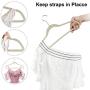 Nova Microdermabrasion No-Slip Velvet Hangers -100 Pack Suit Clothes Hanger Hook Ultra Thin for Shirts Coat, Suit - Space Saving Swivel 360 Degree Beige