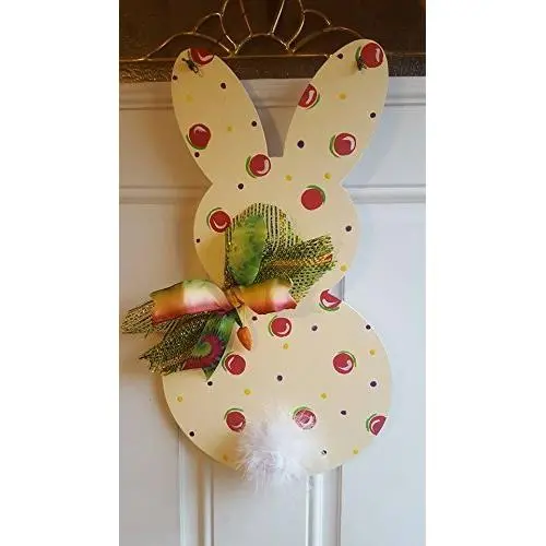 Polka Dot Bunny Door Hanger