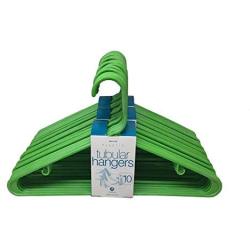 Set of 30 Durable Lightweight Plastic Adult Cloth Hangers - 35 Grams ? Assorted Colors