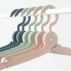 High-tech type Mini Travel Folding Hangers Telescopic Portable Clothes Hanging Travel Slip Drying Rack,Pink