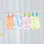shengyuze Hooks & Hangers 4 Pcs Colorful Windproof Pipe Hanger Clips Laundry Drying Clamps Household Tools for Home - Pink