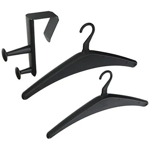 Quartet Over-the-Panel Hook, 6-7/8 Inch, Double Posts, 2 Hangers Included, Black (20702) Quartet Over-the-Panel Hook, 6-7/8 Inch, Double Posts, 2 Hangers Included, Black (20702)