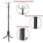 Pratcgoods Coat Racks Free Standing Clothes Bag Shelf Jacke Tree Hanger Purse Holder Hanger entryway Metal Hooks Rack hat Stand Racks