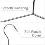HOUSE DAY Metal Hangers Wire Hangers 40 Pack Stainless Steel Hangers Metal Coat Hangers 16.5 Inch Heavy Duty Hangers Metal