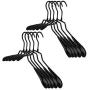 10PCS Simple Plastic Dipping Clothes Hanger Non-Slip Drying Rack Seamless Skidproof Shops Laundry Holder Color Random