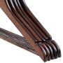 YOYOHOT 1/5/10pc Wood Hangers Clothes Hangers Non Slip for Suits, Coats, Jackets, Trousers