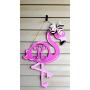 Monogram Flamingo Door Hanger/Wood Summer Door Hanger/Monogram Door Hanger/Flamingo Initial Door Hanger Monogram