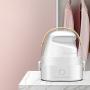 Teerwere Clothes Steamer for Clothes Portable steam Iron Hanging Ironing Machine Home Travel Clothes Mini Ironing Machine (Color : White, Size : 11.8x8.1x9.7CM)