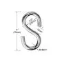 Flammi 2 PCS Hammock S Hooks Heavy Duty 3 Inch Long 5/16 Inch Thick Hanging Hooks Galvanized Utility Hooks