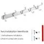 devesanter Coat Hooks Wall Mounted Self Adhesive Space-Saving Coat Hanger with 5 Stainless Steel Hooks for Coats Hats Scarves Clothes Key(1pack) devesanter Coat Hooks Wall Mounted Self Adhesive Space-Saving Coat Hanger with 5 Stainless Steel Hooks for Coats Hats Scarves Clothes Key(1pack)