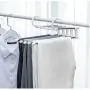 5pcs Random Color Portable 5-in-1 Clothes Hanger Clothing Organizer Multi-Function Stainless Steel Pants Hanger Holder Rack Hangers for Clothes 5pcs Random Color Portable 5-in-1 Clothes Hanger Clothing Organizer Multi-Function Stainless Steel Pants Hanger Holder Rack Hangers for Clothes