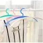 10pcs Random Color Strong Anti-Slip Wide Shoulder Plastic Shirts Clothes Hanger,Half-Moon Arched Simple Design Colorful Coats Hanger Rack 10pcs Random Color Strong Anti-Slip Wide Shoulder Plastic Shirts Clothes Hanger,Half-Moon Arched Simple Design Colorful Coats Hanger Rack