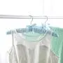 Tosnail Non-Slip Satin Padded Hangers Collection Shirt/Blouse Hangers - Pink, Blue, Green, White (12)