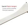 5-Pack Heavy Duty Hangers,High-Grade Coat Suit Hangers with Pants Bar,Plastic Clothes Hangers with 360 Degree Swivel Hook,Upgrade Plastic Materials White Hangers,No Fading,Pearl White 5-Pack Heavy Duty Hangers,High-Grade Coat Suit Hangers with Pants Bar,Plastic Clothes Hangers with 360 Degree Swivel Hook,Upgrade Plastic Materials White Hangers,No Fading,Pearl White