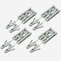 EvaroFly Multipurpose Portable Folding Hanger, Save Space Storage Clothes Hanger, Travel -Green 4 Pcs