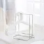 Augproveshak Clothes Hanger Organizer Rack Sturdy Stainless Steel Clothes Caddy Storage Holder Stacker for Closet & Room Tidier Laundry Rooms Drying Rack