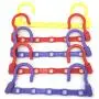 10pcs Random Color Portable Space Saver Wonder 5-Hole Magic Clothes Hanger Hook Closet 10pcs Random Color Portable Space Saver Wonder 5-Hole Magic Clothes Hanger Hook Closet