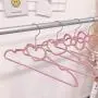 10pcs Pink Girl Heart Drying Rack - Joykith Multifunctional Heart Shaped Plastic Hanger for Suits Non Slip 40CM Space Saving and Non-Slip Clothes Hangers 10pcs Pink Girl Heart Drying Rack - Joykith Multifunctional Heart Shaped Plastic Hanger for Suits Non Slip 40CM Space Saving and Non-Slip Clothes Hangers