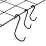 HongWay 21 Pack Heavy Duty S Hooks Black S Shaped Hooks Hanging Hangers Hooks for Pan, Pot, Coat, Bag, Plants Kitchen, Bathroom, Bedroom and Office(21 Pack/S Hook/Black/ 3 Assortment 2.4"/3"/4")