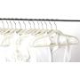 Imperial Home Wrinkle Free Velvet Hangers - Delicate Non Slip Hangers - Flocked Clothes Hangers (30, Beige)