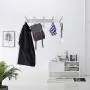 devesanter Coat Hooks Wall Mounted Self Adhesive Space-Saving Coat Hanger with 5 Stainless Steel Hooks for Coats Hats Scarves Clothes Key(1pack) devesanter Coat Hooks Wall Mounted Self Adhesive Space-Saving Coat Hanger with 5 Stainless Steel Hooks for Coats Hats Scarves Clothes Key(1pack)